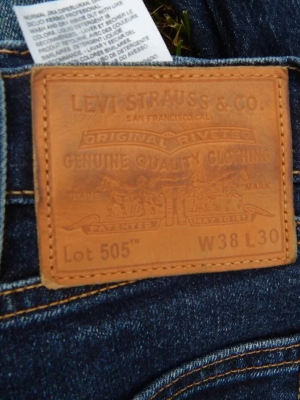 Levis Levi's 505 Mens Blue Jeans Lot of 5 Pairs 38X30 38/30 Jeans ******